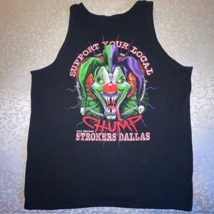 Strikers Dallas Motorcycle Shop Support Your Local Chump Men’s Tank Top